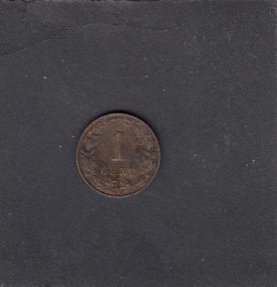 Beschrijving: 1 Cent WILLEM III